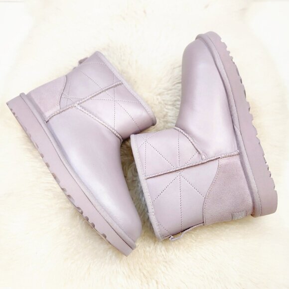 Ugg Women's Classic Mini Pearlized Boots - Picture 1 of 10